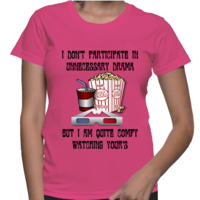 No Drama Women's Basic T Shirt - Thumbnail 1