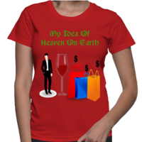 Heaven On Earth Women's Basic T Shirt - Thumbnail 2