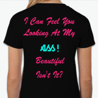 I Can Feel You Looking Women's Basic T Shirt - Thumbnail 1
