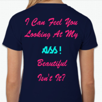 I Can Feel You Looking Women's Basic T Shirt - Thumbnail 2