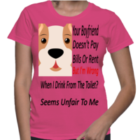 Your Boyfriend Women's Basic T Shirt - Thumbnail 1