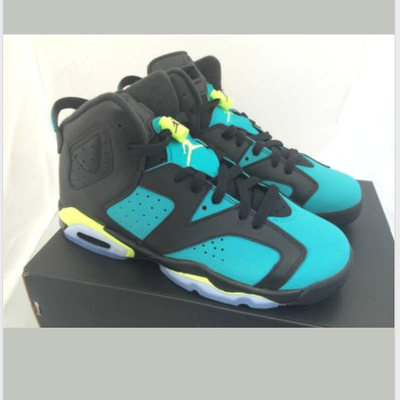 Jordan retro 6 turbo green big kids