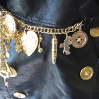 Michael Hoban Designer Black Leather Jacket - Thumbnail 1