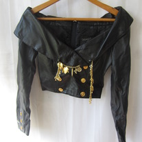 Michael Hoban Designer Black Leather Jacket