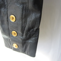 Michael Hoban Designer Black Leather Jacket - Thumbnail 3