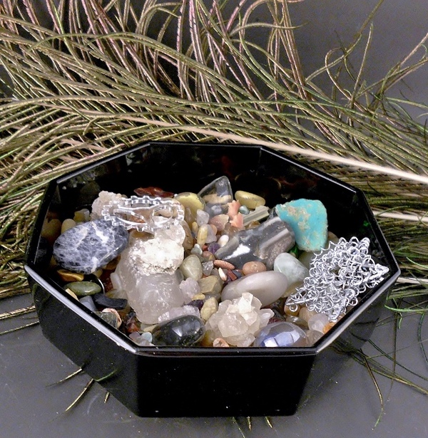 Black Octagon Treasure Bowl