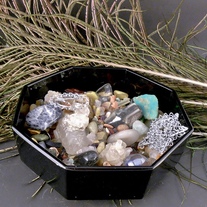 Black Octagon Treasure Bowl