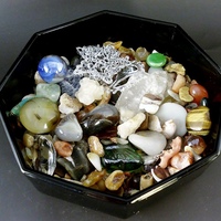 Black Octagon Treasure Bowl - Thumbnail 1