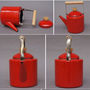 RED Color 2 Liter Enamel Steel Multiple Daily Use British Syle Teapot Kettle - Thumbnail 2