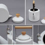 WHITE Color 2 Liter Enamel Steel Multiple Daily Use British Syle Teapot Kettle - Thumbnail 4