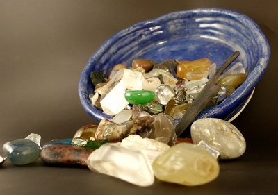 Blue Coil Treasure Bowl