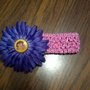 Crochet Headbands w/ Flower-2