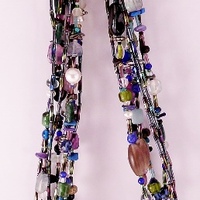 Multi-Strand Peacock Necklace - Thumbnail 4