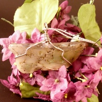 Abalone Freeform Sterling Silver Necklace #2 - Thumbnail 2