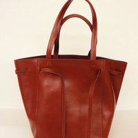 Rouge Park Leather Handbag - Large - Thumbnail 2