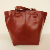 Rouge Park Leather Handbag - Large - Thumbnail 4