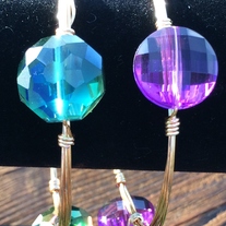 Faceted Circular Stone Bracelet