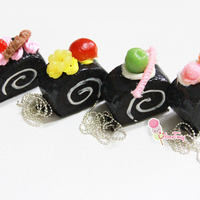 Squishy Mini Swiss Roll/Log cake - Thumbnail 1