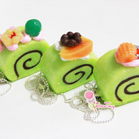 Squishy Mini Swiss Roll/Log cake - Thumbnail 2