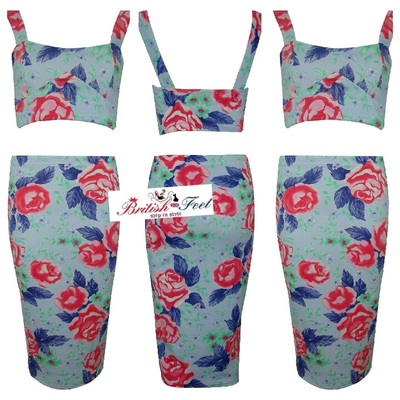 Floral skirt set