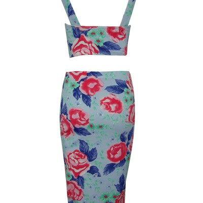 Floral skirt set