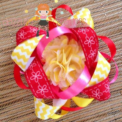 Strawberry banana ice cream pendant chunky necklace/hair bow set/perfect photo props/bubblegum beads/girls jewelry