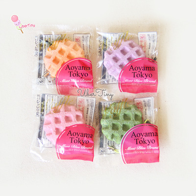Aoyama Tokyo Mini Waffle Squishy (original packaging)