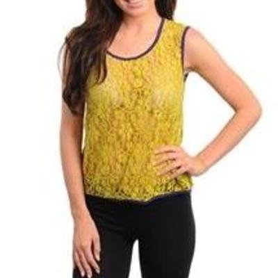 Lace lime top - Thumbnail 3