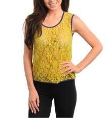 Lace Lime Top