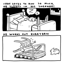 Run, Ivan, Run original art