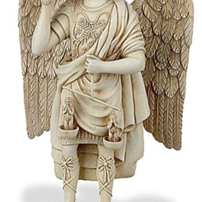 Archangel michael figure scales of justice a-032s