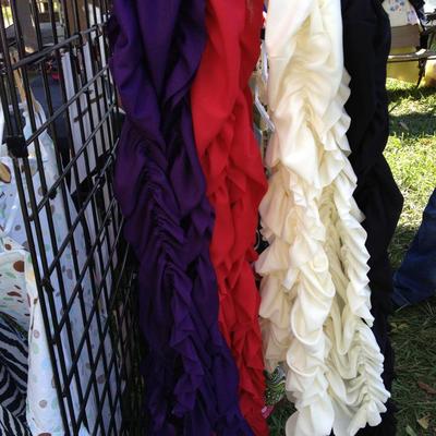 Ruffle scarves