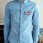 New Fashion Slim Long Sleeves Causal Shirts 907SJ-017-58-Blue-1