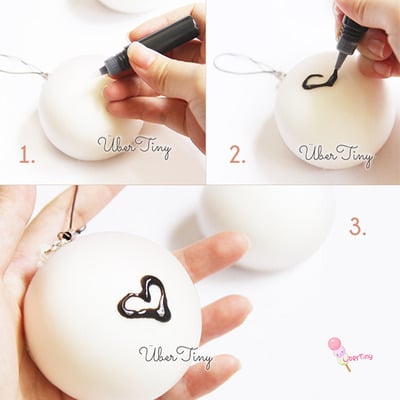 2 x deco bun squishies