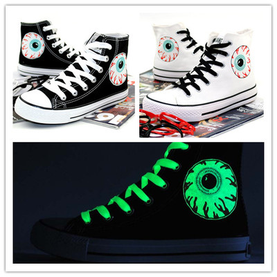 Harajuku eye eyeball female canvas shoes tide