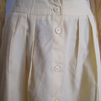 Vintage Yellow Skirt  - Thumbnail 1