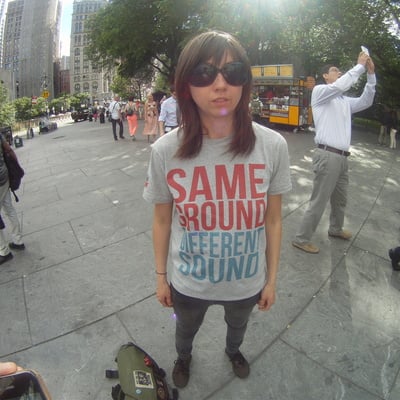 T-shirt: same ground, different sound