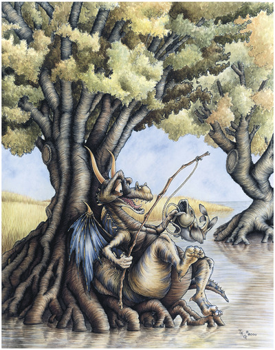 The Dragon's Day Off  - 18" x 24" poster