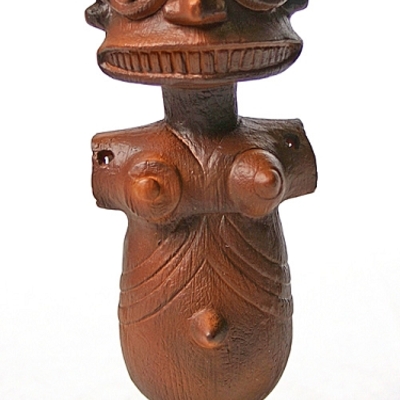 Eket ibibio marionette african statue afr05