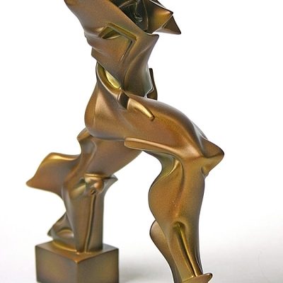 Futuristic man unique forms continuity in space by umberto boccioni boc01