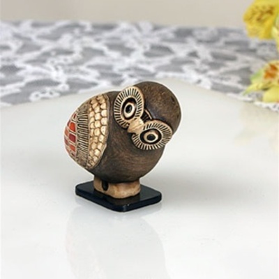 Greek owl miniature statue gre03