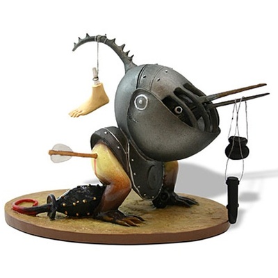 Helmeted bird monster by hieronymusbosch jb11