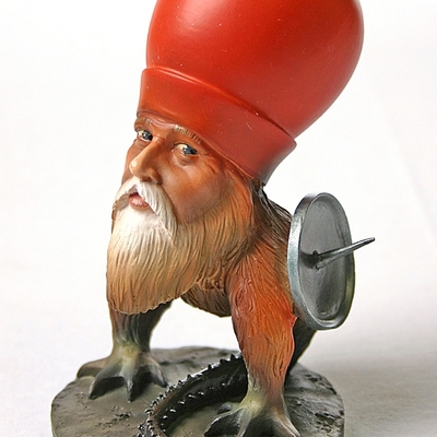 Freak with beard sculpture by hieronymus bosch jb17 - Thumbnail 2