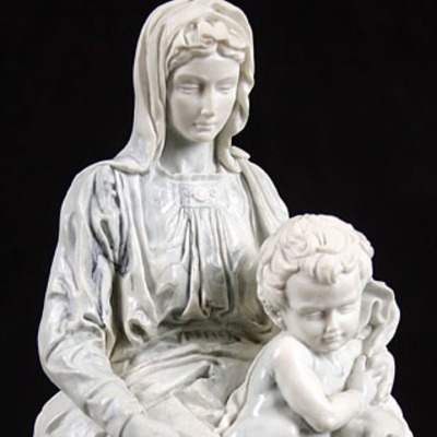 Madonna of bruges statue by michelangelo mic03 - Thumbnail 3