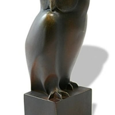 Owl sculpture by pompon large pom13