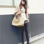 Beige Oversize Coats Loose Wraps Cardigans Sweater-2