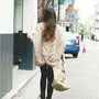 Beige Oversize Coats Loose Wraps Cardigans Sweater-3