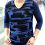 Fashion Korean Style Slim Long Sleeves Causal Shirts 907SJ-T39-33-Black-3