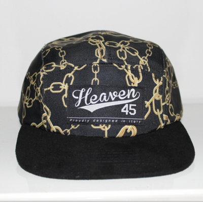 Gold Chains Heaven 45 5 Panel Hat