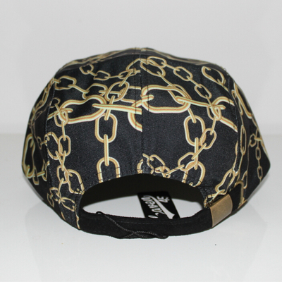 Gold chains heaven 45 5 panel hat